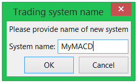 Create new Trading System